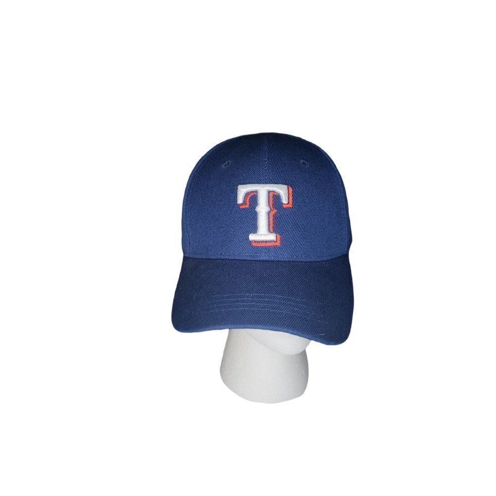 MLB Adjustable Hat Texas Rangers Sixth Man Promotions‎ Big Logo Blue White